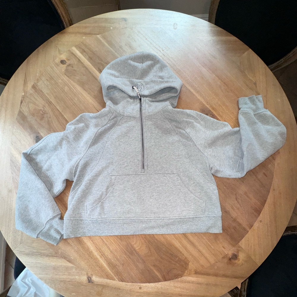 Lululemon Scuba Oversize Half Zip Hoodie Grey